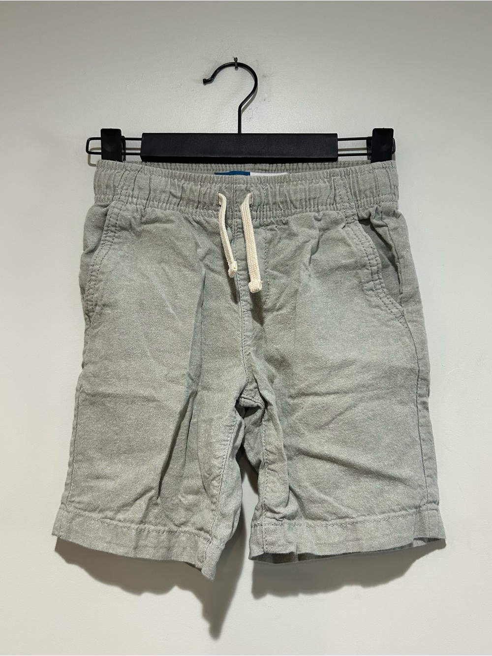 Old Navy Men's Light Gray Elastic Waist Drawstring Athletic Shorts